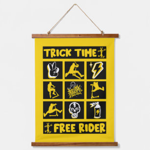 Tapisserie Suspendue Scooter Freestyle Trick