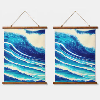 Tapisserie Suspendue Sea Waves Natation Voyage Aventure Surf