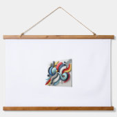 Tapisserie Suspendue "Sérénité dans la simplicité" (Recto)