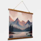 Tapisserie Suspendue "Sérénité dans les montagnes" (Angulaire)