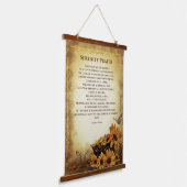 Tapisserie Suspendue Serenity Prayer Version complète par Reinhold Nieb (Angulaire)