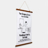 Tapisserie Suspendue Services de plomberie et de chauffage Conception d (Angulaire)