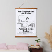 Tapisserie Suspendue Services de plomberie et de chauffage Conception d (Chambre à coucher)