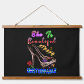 Tapisserie Suspendue She Is Beautiful Strong Unstoppable (Recto 2)
