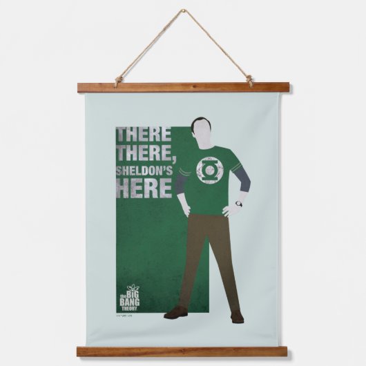 Tapisserie Suspendue Sheldon est ici (Recto)