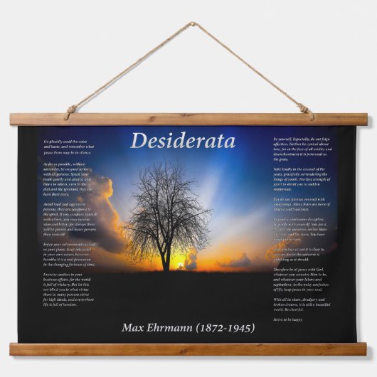 Tapisserie Suspendue Silhouette d'un saule (Devant)