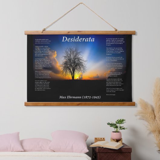 Tapisserie Suspendue Silhouette d'un saule (Chambre à coucher)