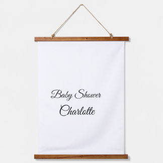 Tapisserie Suspendue SIMPLE MINIMAL.CUTIE ADD NAME BABY baby shower Thr