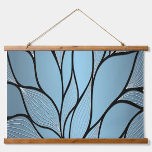 Tapisserie Suspendue Sky Blue Hues Creative Leave Motif