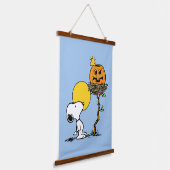 Tapisserie Suspendue Snoopy & Bois Nid Avec Jack O'Lantern (Angulaire)