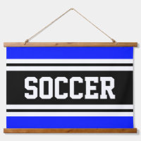 SOCCER Sportif Bleu Bleu Bleu Noir Blancs