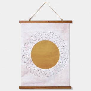 Tapisserie Suspendue Soleil Abstrait