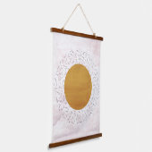 Tapisserie Suspendue Soleil Abstrait (Angulaire)