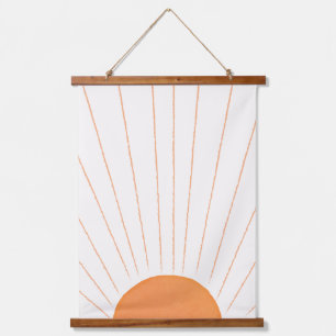Tapisserie Suspendue Soleil Boho Simple
