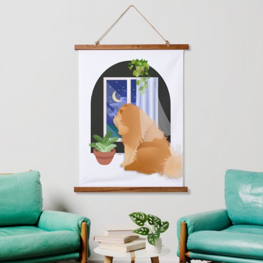 Tapisserie Suspendue SORTE QU'IL Y AIT QUELQUE PART Chow (Salon)