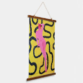 Tapisserie Suspendue Sous la peau II (Angulaire)