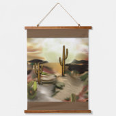 Tapisserie Suspendue Southwest Desert Sunrise Abstrait Art (Recto)