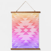 Tapisserie Suspendue Southwestern Wall Art, Tons D'Été Vibrants, (Recto)