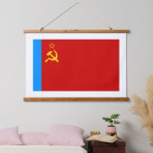 Tapisserie Suspendue Soviet Russia Flag, USSR, CCCP, Communism, Lenin (Chambre à coucher)
