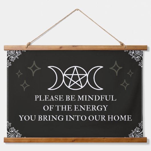 Tapisserie Suspendue Soyez Conscient (Devant)