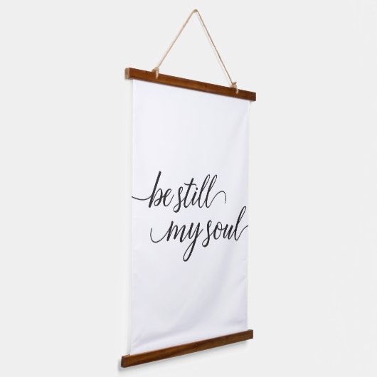 Tapisserie Suspendue Soyez toujours mon âme élégant script moderne Wall (Angulaire)