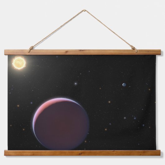 Tapisserie Suspendue Star Kepler 51 et Trois planètes géantes comme le (Devant)