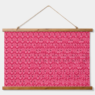 Tapisserie Suspendue Stereogram 3d Heart Hands red design hanging art