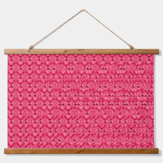 Tapisserie Suspendue Stereogram 3d Heart Hands red design hanging art (Devant)