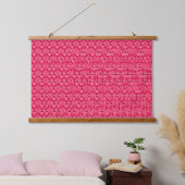 Tapisserie Suspendue Stereogram 3d Heart Hands red design hanging art (Chambre à coucher)