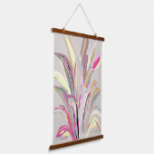 Tapisserie Suspendue Style d'art vectoriel Plante tropical Abstrait (Angulaire)