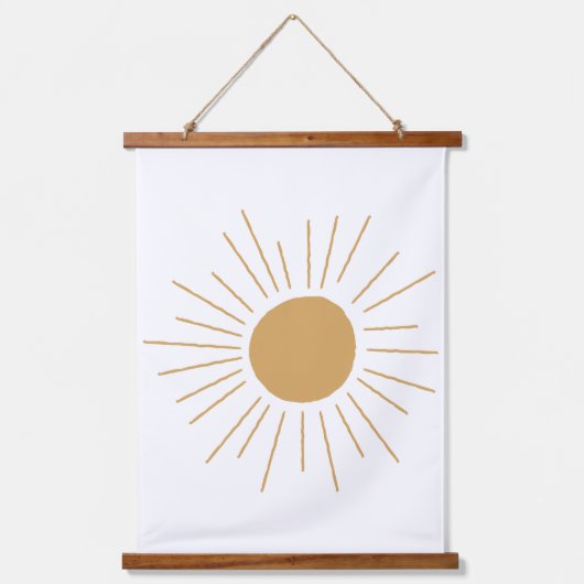 Tapisserie Suspendue style soleil bohème, soleil boho, soleil boho (Recto)