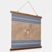 Tapisserie Suspendue Sud-Ouest Pronghorn Standing Antelope Bleu Frontiè (Angulaire)