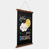 Tapisserie Suspendue Suivez vos rêves | Cloud & Moon (Angulaire)