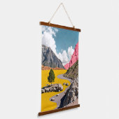 Tapisserie Suspendue Suivre le chemin jaune (Angulaire)