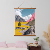 Tapisserie Suspendue Suivre le chemin jaune (Chambre à coucher)