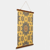 Tapisserie Suspendue Sunburst Mandala Motif (Angulaire)