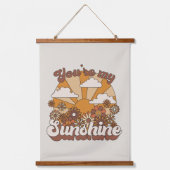 Tapisserie Suspendue Super rétro | Vous êtes mon soleil (Recto)