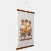 Tapisserie Suspendue Super rétro | Vous êtes mon soleil (Angulaire)