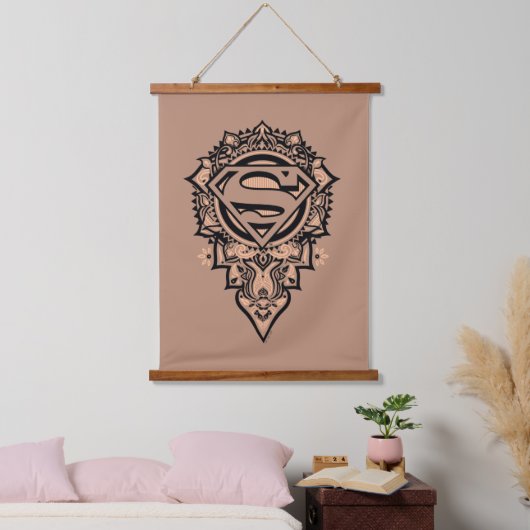 Tapisserie Suspendue Supergirl Mandala Graphic (Chambre à coucher)