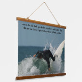 Tapisserie Suspendue Surfer Tombant dans le Surf (Angulaire)