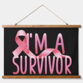 Tapisserie Suspendue Survivant du cancer du sein (Devant)