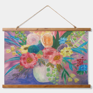 Tapisserie Suspendue Suspension murale florale fantaisie