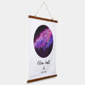 Tapisserie Suspendue Symbole Léo Horoscope Constellation Rose (Angulaire)