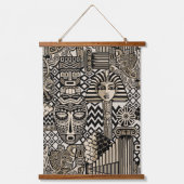 Tapisserie Suspendue Symboles historiques anciens Style de tatouage (Recto)