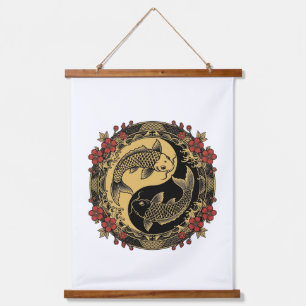 Tapisserie Suspendue T-Shirt Graphique Yin Yang Dragons