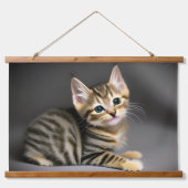 Tapisserie Suspendue Tabby chatte moelleux chatte bébé (Devant)