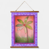 Tapisserie Suspendue Tapestry - Large Whimsical Flower (Recto)
