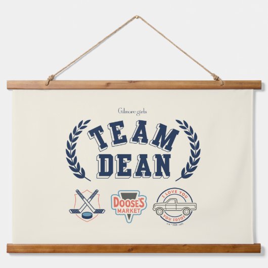Tapisserie Suspendue Team Dean Gilmore Girls Design (Devant)