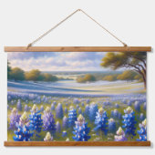 Tapisserie Suspendue Texas Bluebonnet Meadow Landscape (Devant)