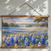 Tapisserie Suspendue Texas Bluebonnet Meadow Landscape